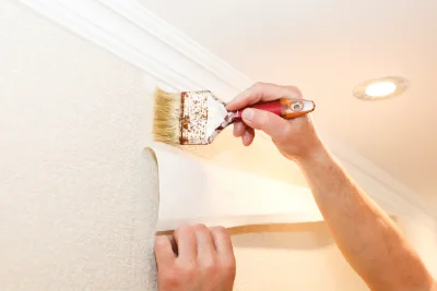 Pose de papier peint au Merzer — revêtements muraux et toiles de verre